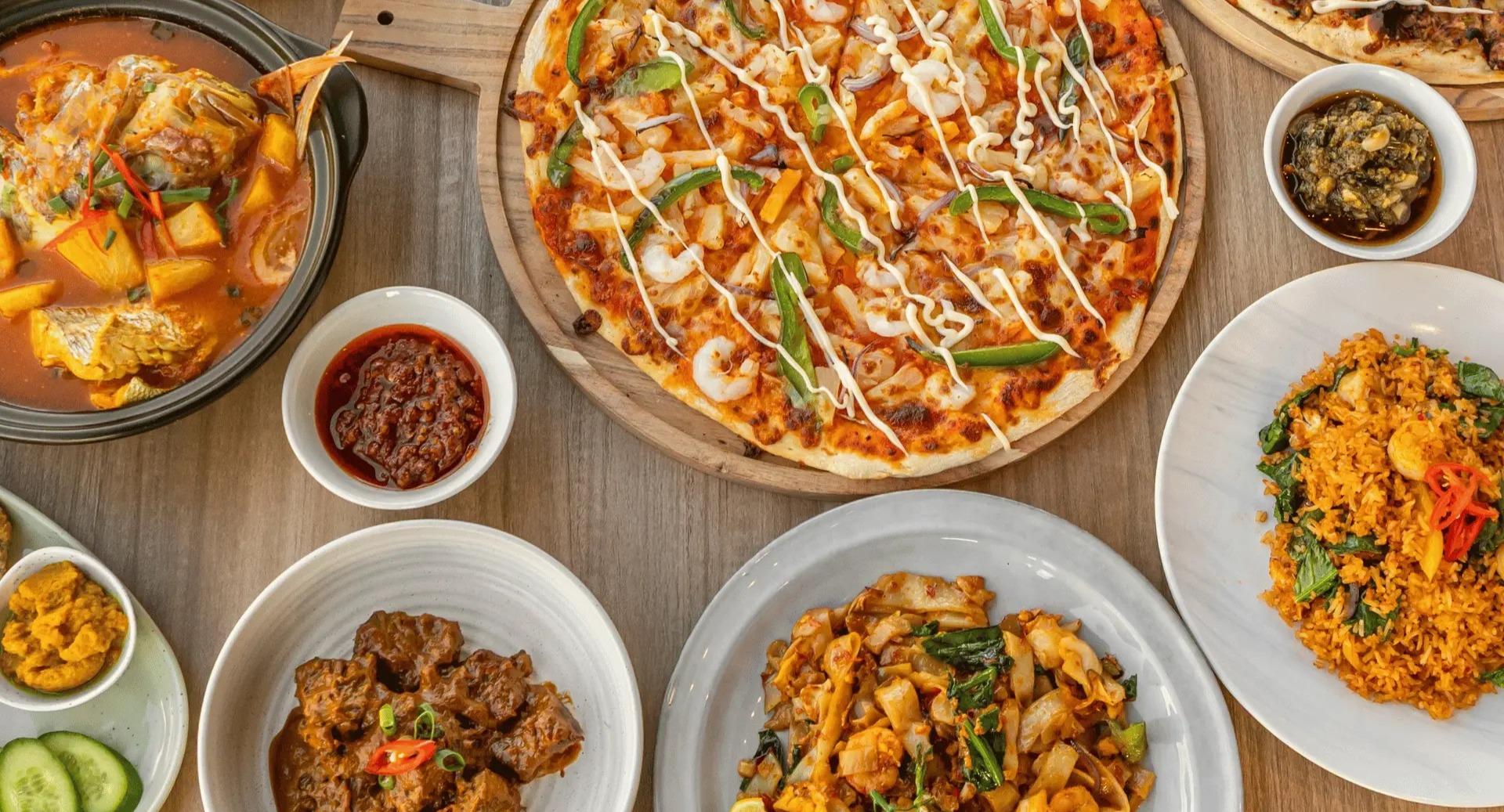 Monopolly Pizza X Asian Kitchen