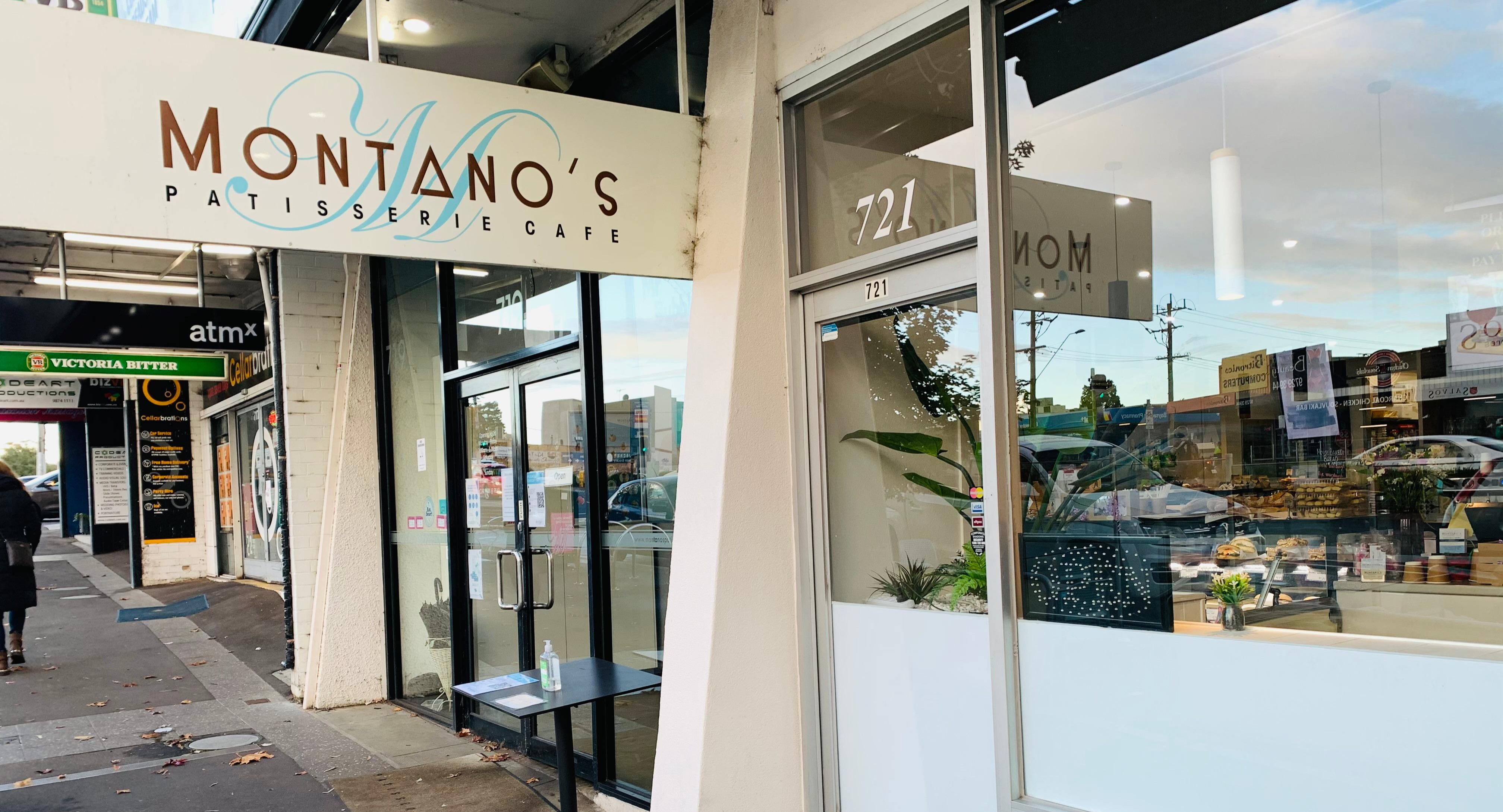 Montano's Patisserie Cafe.